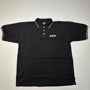 Vintage 90s GT Bicycles Polo Shirt‎ Mens XL Black BMX MTB Cycling